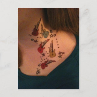 Carte postale Fake Neck Tattoo