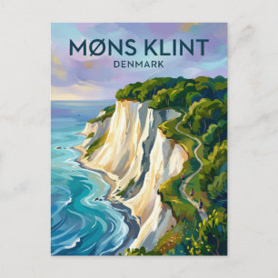 Carte Postale Falaise de Møn au Danemark