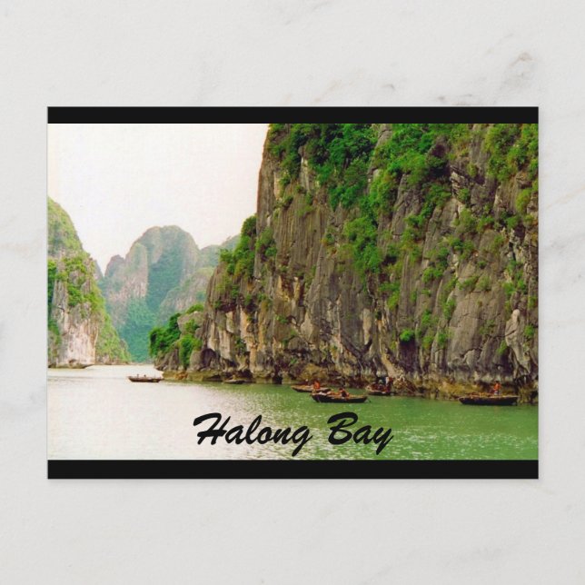 Carte Postale falaises de halong (Devant)