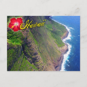 Carte Postale Falaises de mer à Molokai, Hawaii
