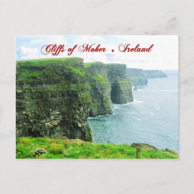 Carte Postale Falaises de Moher, Comté de Clare, Irlande (Devant)