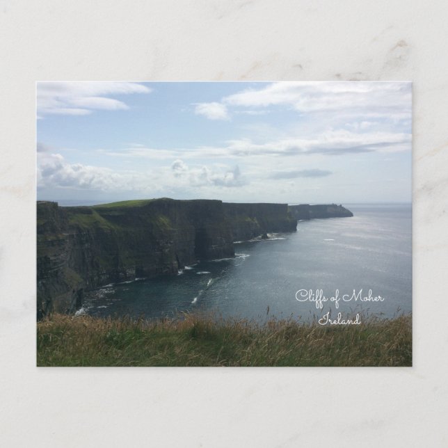 Carte Postale Falaises de Moher en Irlande (Devant)
