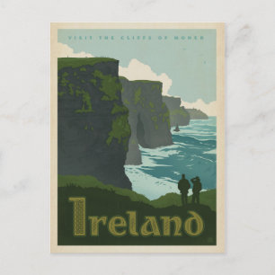 Carte Postale Falaises de Moher   Irlande