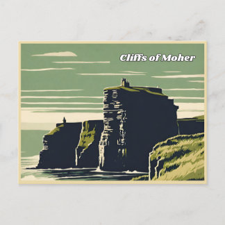 Carte Postale Falaises de Moher Irlande