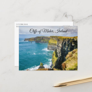 Carte Postale Falaises de Moher, Irlande