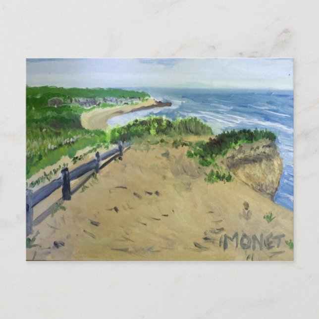 Carte Postale Falaises de Montauk (Devant)