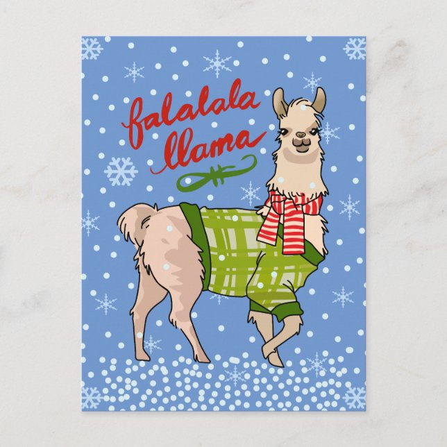 Carte Postale Falalala Llama (Devant)