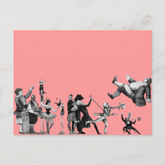 Carte Postale Falling Circus