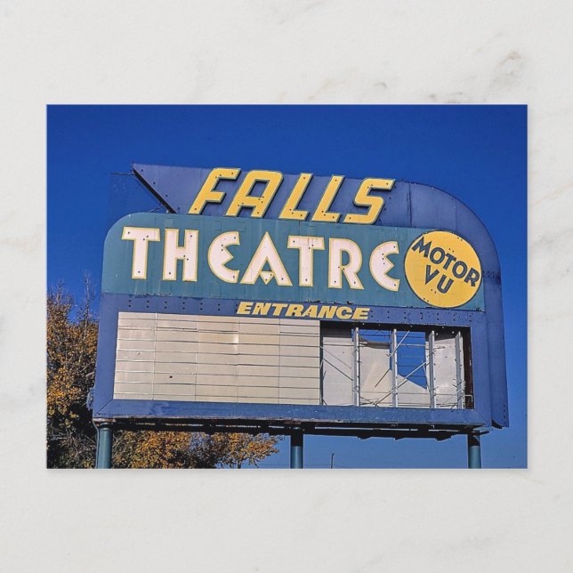 Carte Postale Falls Theatre, Great Falls, Montana (Devant)
