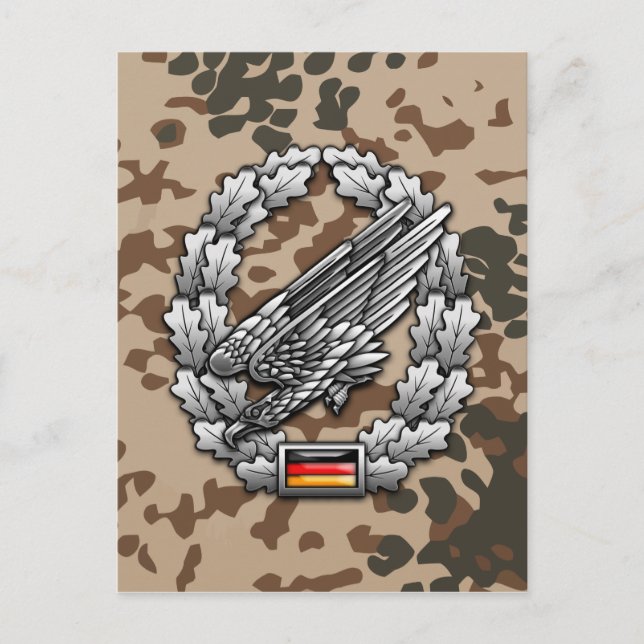 Carte Postale Fallschirmjägertruppe (Devant)