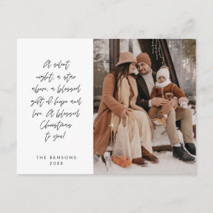 Carte Postale Famille Chrétienne, Joyeux Noël, Religieux Photo