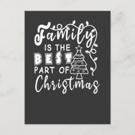 Carte Postale Famille Christmas