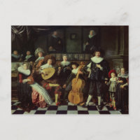 Famille faisant la musique