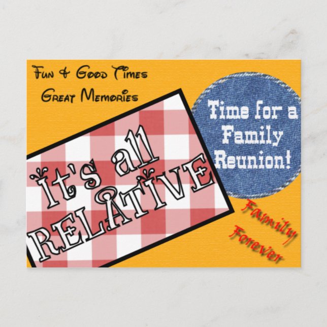 Carte postale Famille Réunion (Devant)