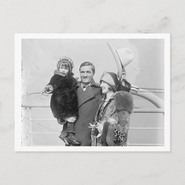 Carte Postale Famille Tom Mix (Devant)