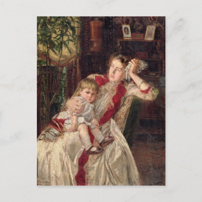 Carte Postale Family Quarrel, 1890 (Devant)