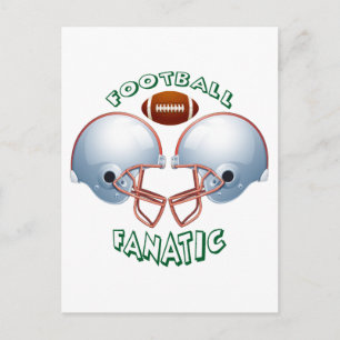 CARTE POSTALE FANATIQUE DE FOOTBALL