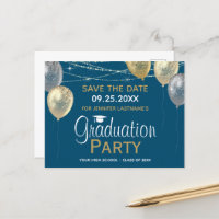 Fancy Graduation Party Enregistrer la date Invitat