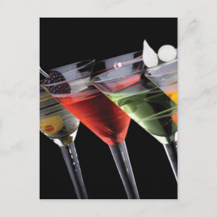 Carte Postale Fancy Martinis