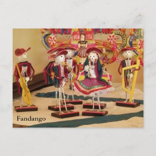 Carte Postale Fandango Day of Dead Lovers Post Card