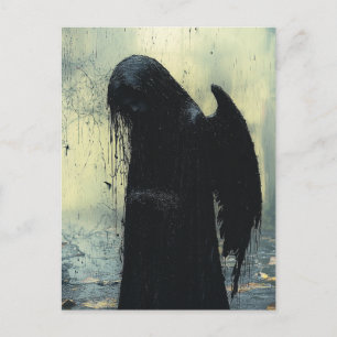 Carte Postale Fantaisie d'ange sombre