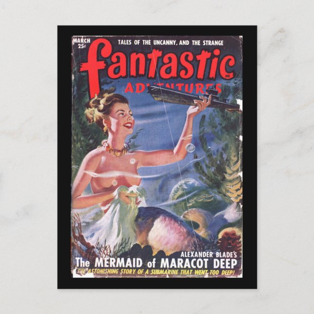 Carte Postale Fantastic Adventures 49-03_Pulp Art (Devant)