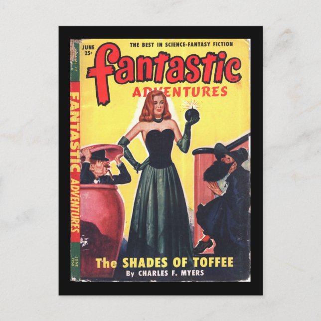 Carte Postale Fantastic Adventures v12 n06 (juin 1950)_Pulp Art (Devant)