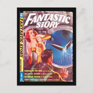 Carte Postale Fantastic Story Quarterly v02 n02 (1951-Spring.Thr