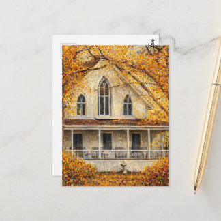 Carte Postale Fantasy Gothic-Revival Carpenter House 