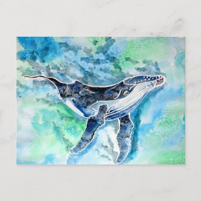 Carte Postale Fantôme de baleine à bosse (Devant)