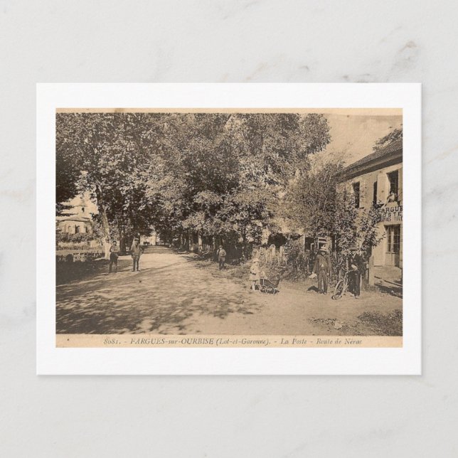 carte postale Fargues-sur-Ourbise (Lot-et-Garonne) (Devant)