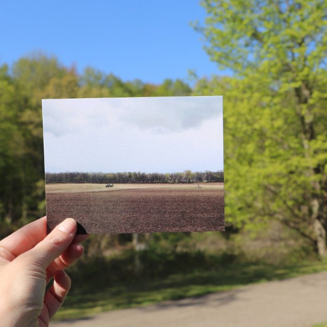 Carte Postale Farmland Midwest Sky Midwestern Skies Nature Trees (Créateur téléchargé)