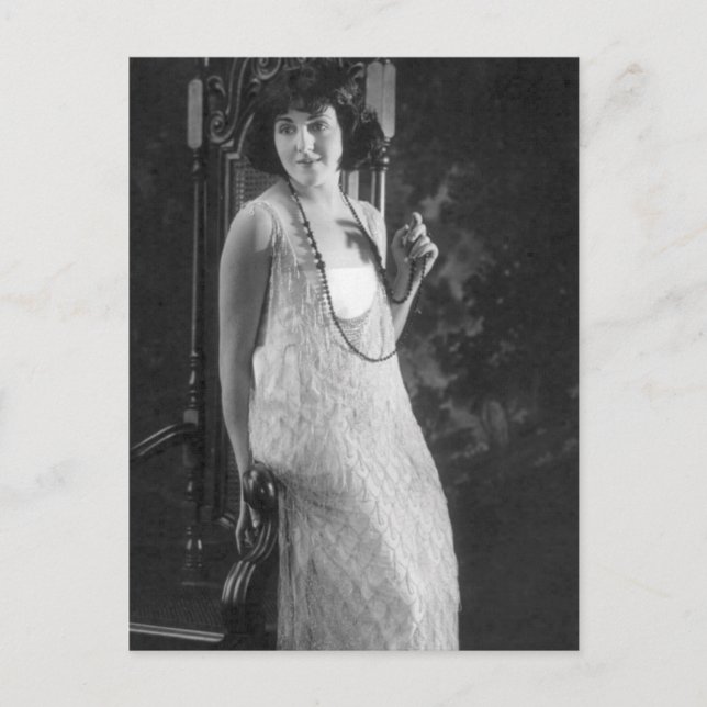 Carte Postale Fashion de Women's Flapper (Devant)