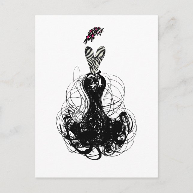 Carte Postale Fashion Diva (Devant)