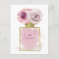 Fashion Florale Bouteille de parfum Roses roses ro