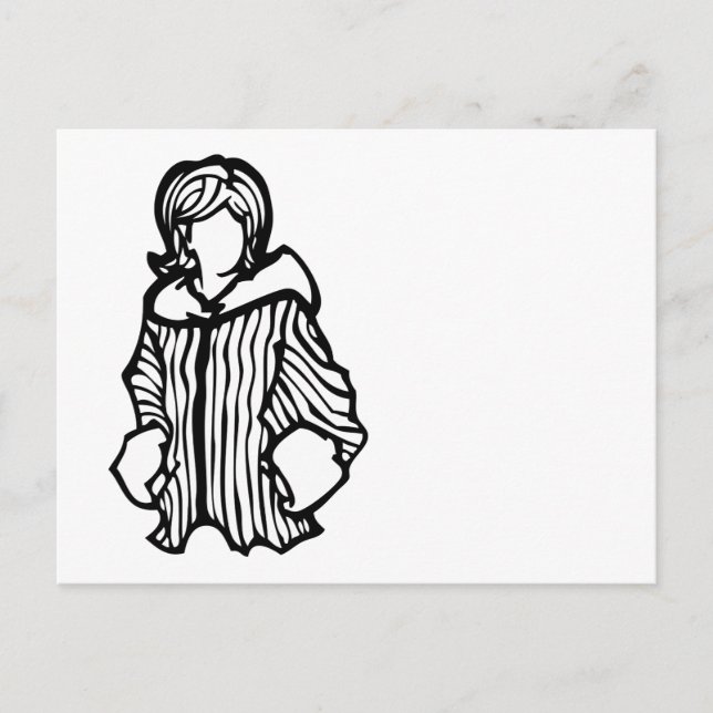 Carte Postale fashionista (Devant)