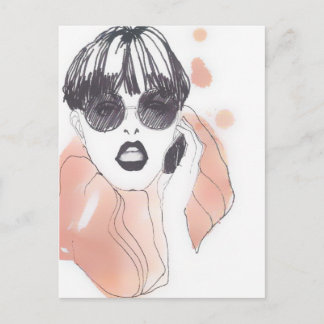 carte postale fashionista