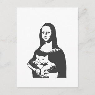 Carte Postale Fat cat by da vinci - Choisissez la couleur arrièr