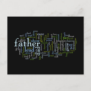 Carte Postale Father Word