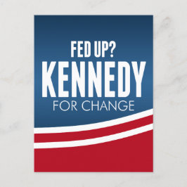 Carte Postale Fatigué - Robert F Kennedy pour le changement 2024