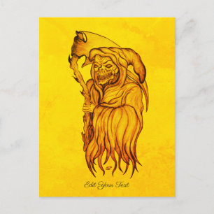 Carte Postale Faucheur - La Mort