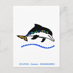 Carte Postale Faune - DOLPHIN - Conservation - Nature -