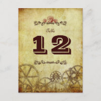 Faux Antique Gold Victorian Steampunk Mariage