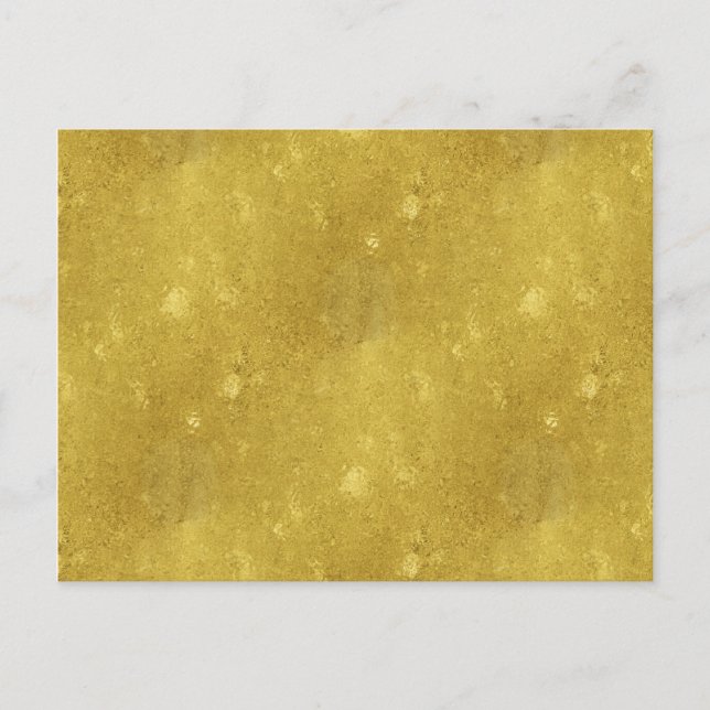 Carte Postale Faux Gold Foil Texture Arrière - plan Sparkle Modè (Devant)
