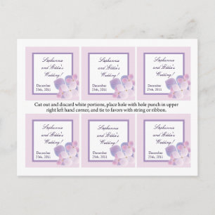 Carte Postale Favoriser les balises Purple Hydrangea