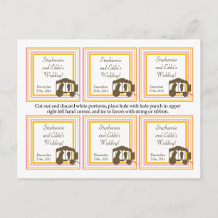 Carte Postale Favoriser les étiquettes Carnaval