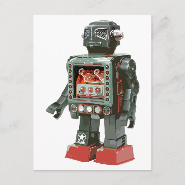 Carte Postale Favorite Toy Robot w Canons (Devant)