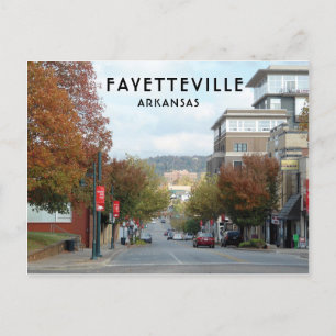 Carte Postale Fayetteville, Arkansas Dickson Street photo