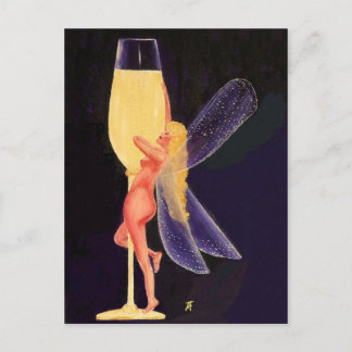 Carte Postale Fée de champagne