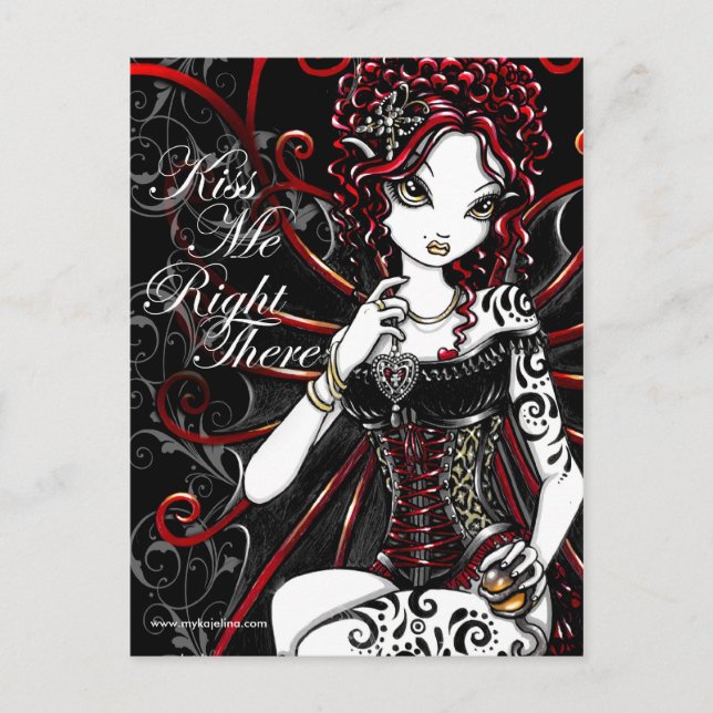 Carte postale fée de la Saint-Valentin de Sasha (Devant)